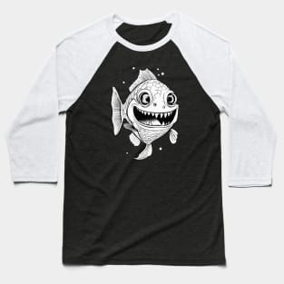 Warrior fish Baseball T-Shirt
